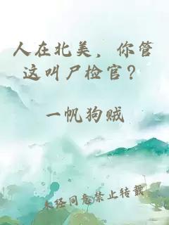 人在北美，你管这叫尸检官？