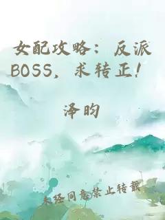 女配攻略：反派BOSS，求转正！